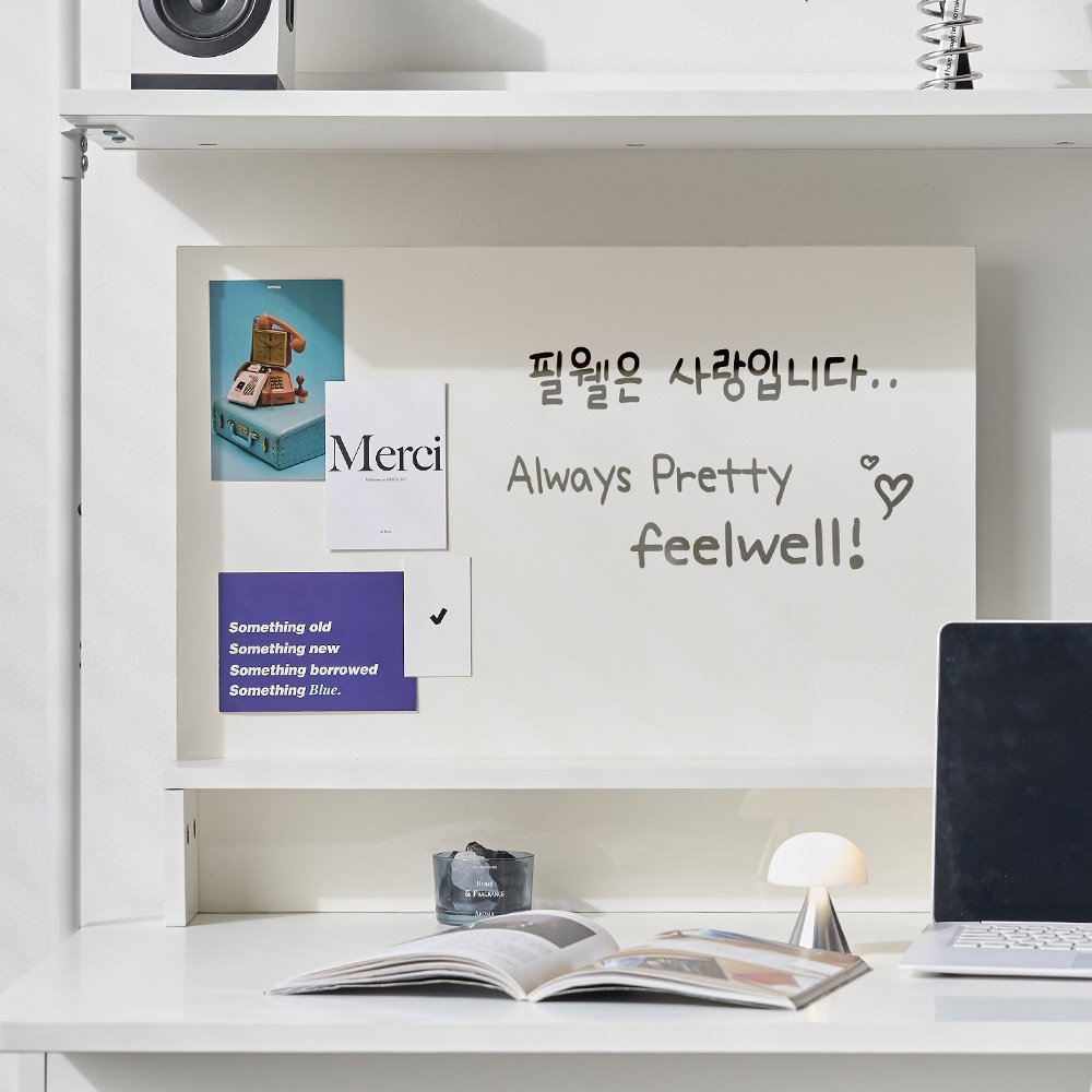필웰 무노 메모보드 겸 파티션 600, 화이트 상세 이미지 2