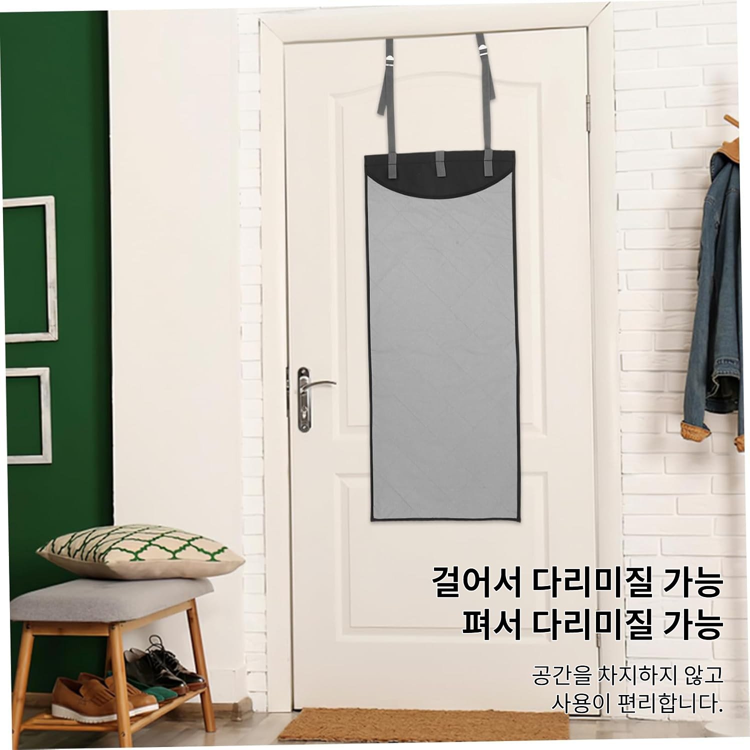 ZOZOFO 걸이형 다리미패드 115cm 폴더매트 걸이형 다리미판 핸디형 다림판판 걸이형 다리미패드-다리미 장갑할인 상세 이미지 1