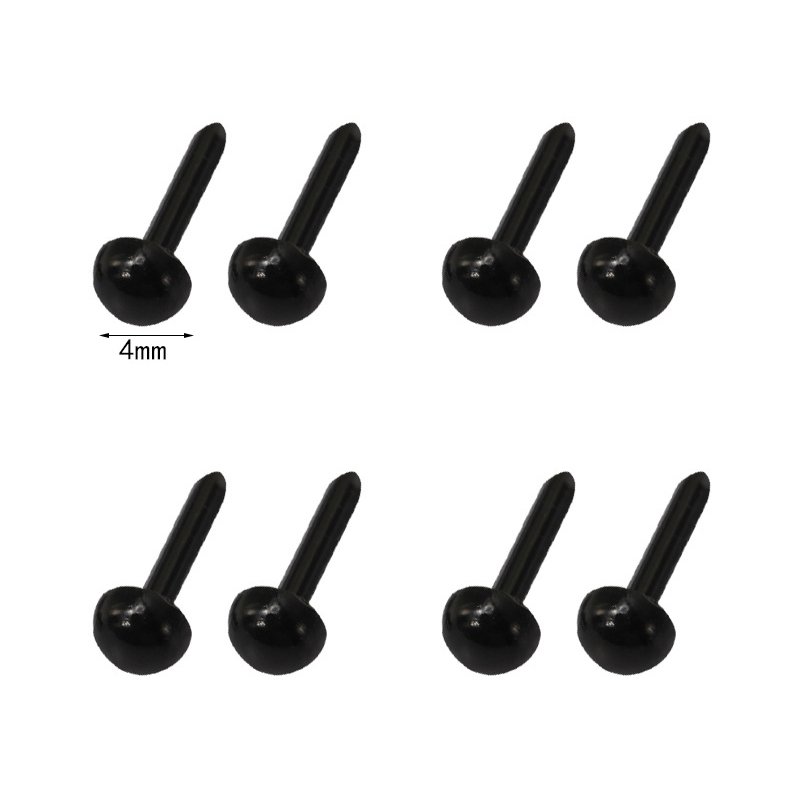 모니모니 인형 눈 4mm 코 5mm 200p 세트, 1개할인 상세 이미지 2