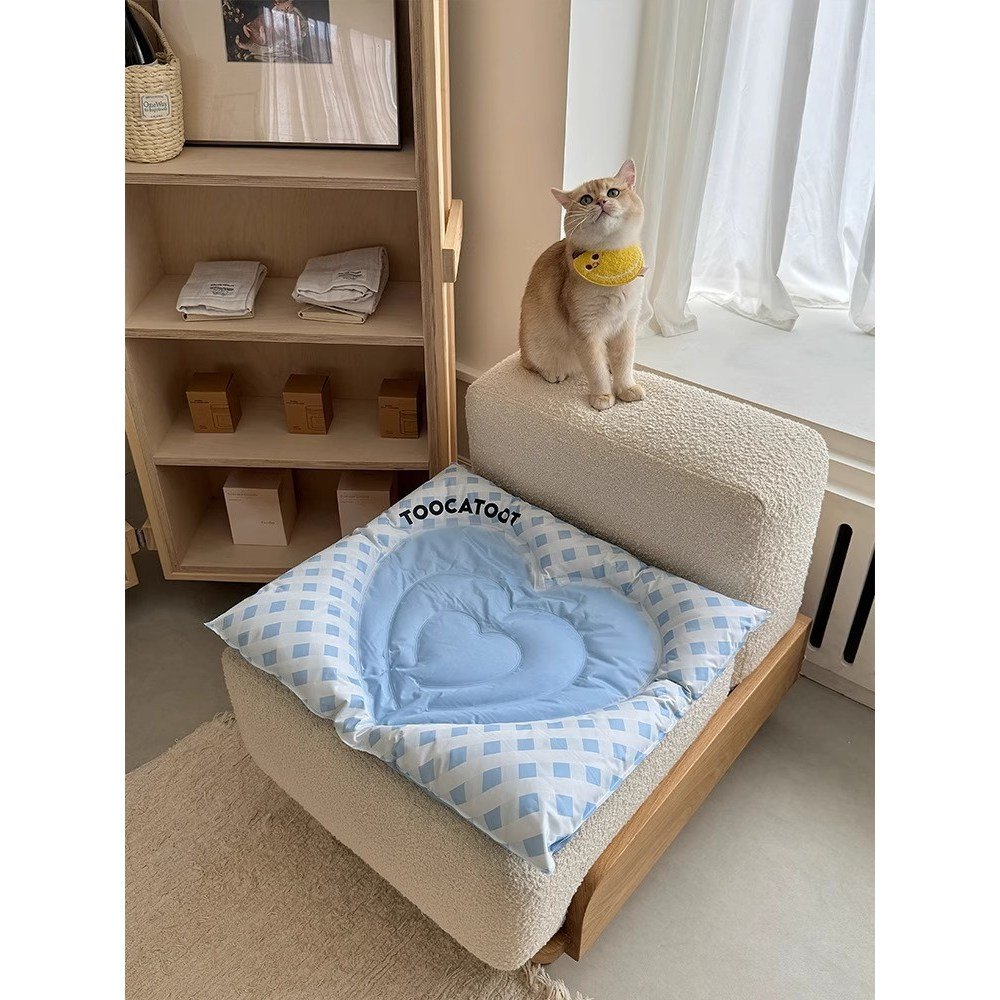 [Roomfittie 루미피티] 강아지 고양이 쿨매트 냉감 꿀잠 젤 방수 방석 여름 필수템, 핑크, 1개쿠폰할인 상세 이미지 2