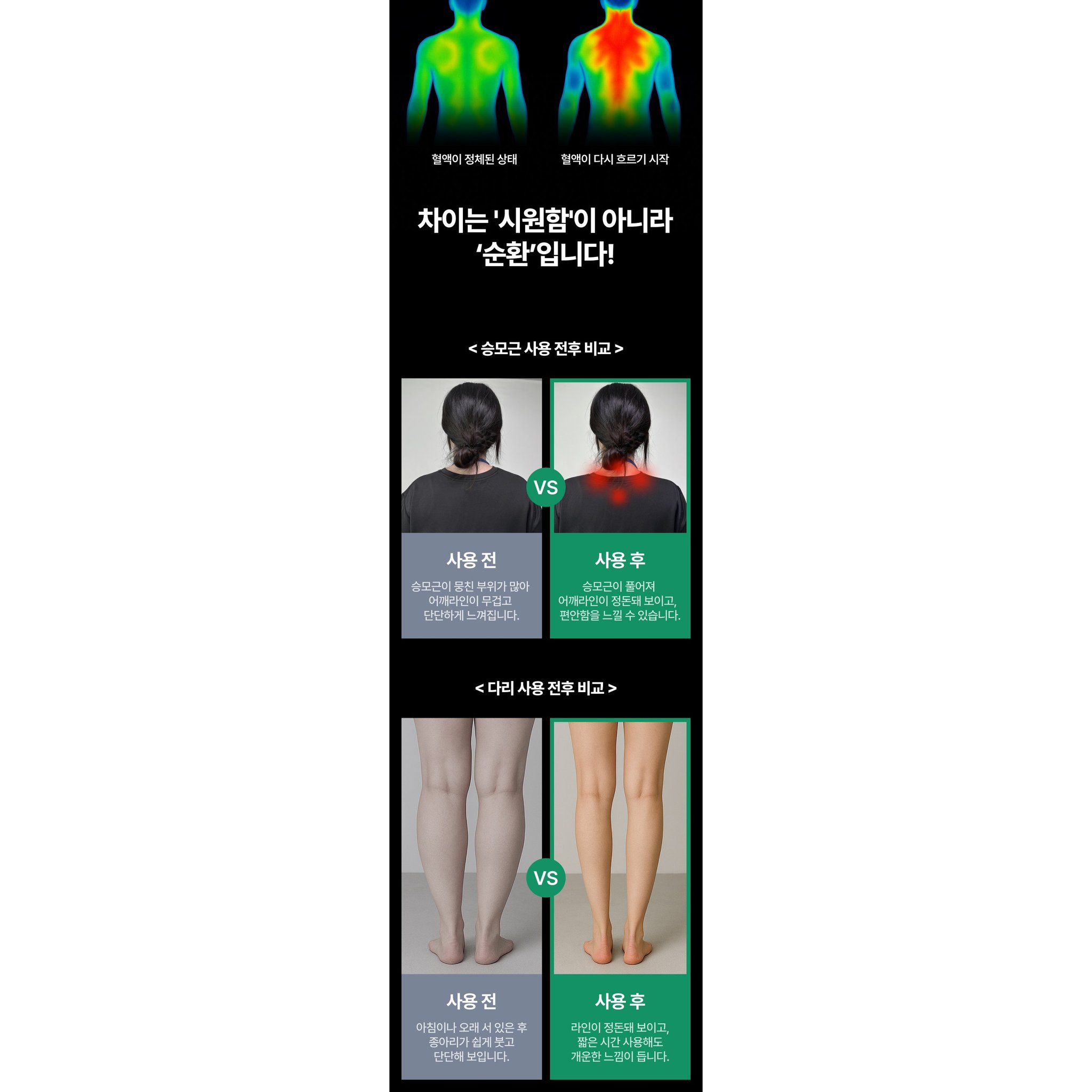 핏룸 프리미엄 바디라인 케어 마사지 스틱, green, 1개쿠폰할인 상세 이미지 2