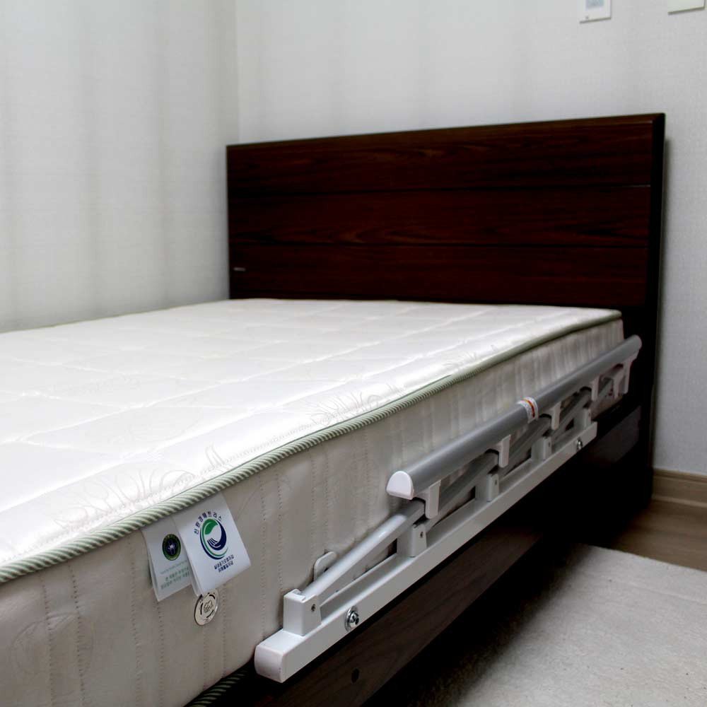 코지히어 침대가드 접이식 견고45cm 확인 가정용 가드높이45cm확인 5단 침대안전가드 사이드바 세트포함가격 난간사이드가드 레일COZYHERE상표 상세 이미지 2