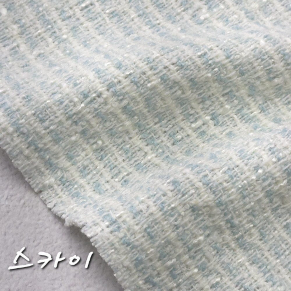 대폭 코튼블랜드 쿠튀르 저니4종 트위드원단, 스카이할인· 07:59: 상세 이미지 2