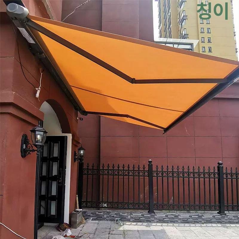 전동 어닝 테라스 자동천막 벽걸이형, 기본 화이트 외부 박스 상세 이미지 2