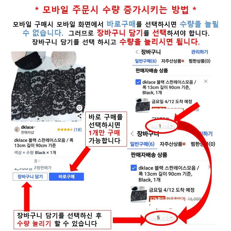 DKLACE-7802-17-J / 자가드 스판 레이스 모음 / (폭 17cm) (길이1yd / 5yd / 10yd 기준), 네이비, 3개 상세 이미지 2
