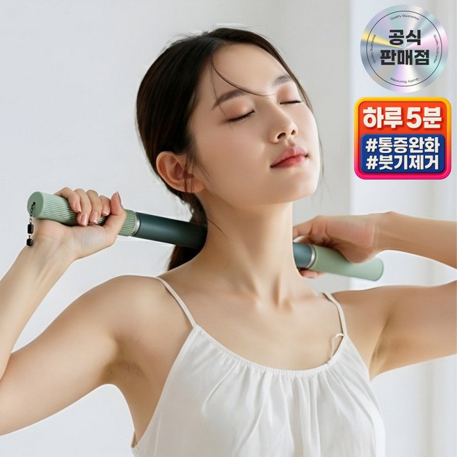 핏룸 프리미엄 바디라인 케어 마사지 스틱, green, 1개쿠폰할인