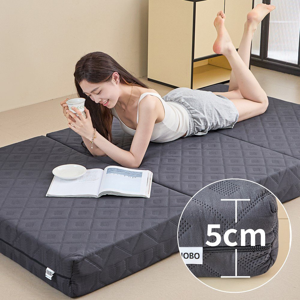 FANOBO탄탄한 지지력 3단 접이식 매트리스할인 상세 이미지 1