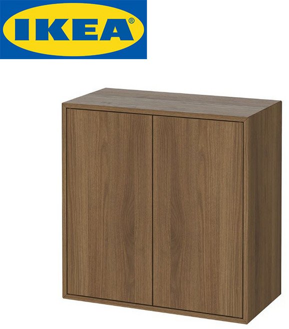 이케아 수납장 EKET 에케트 70x35x70cm 브라운 호두나무, 브라운 호두나무무늬