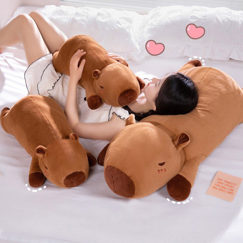 카카보라 롱쿠션 카피바라 바디필로우 인형 긴 베개할인 상세 이미지 2