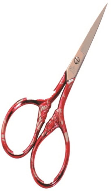 이태리 프리맥스 OPTIMA 컬러 자수 가위 9.0cm 수예 가위, V11170312U1(레드), 1개
