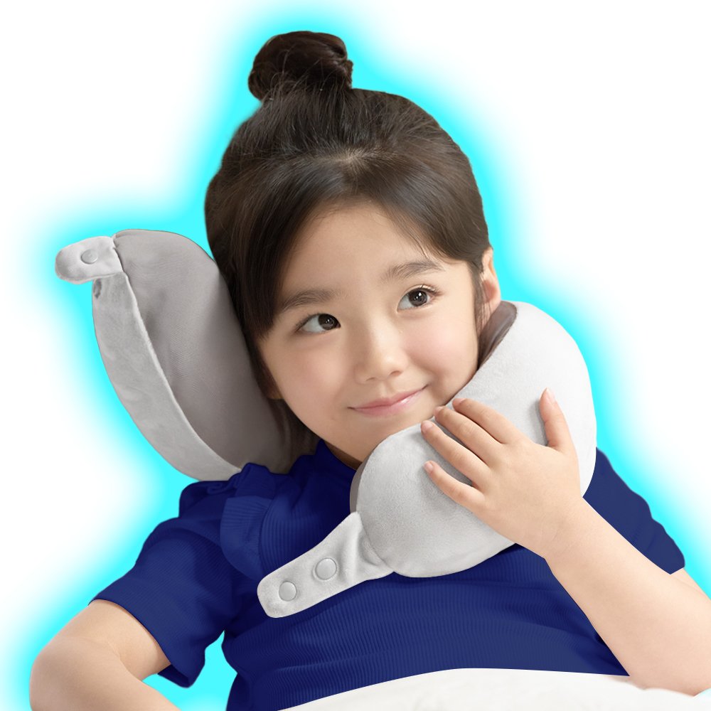 지티스 아동용 양면 기내용 여행용 다용도 목베개 상세 이미지 1